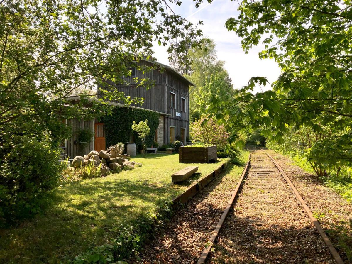 Ferienwohnung Im Historischen Bahnhof Kletkamp Exterior photo